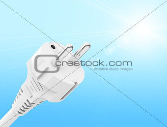 the white power cable