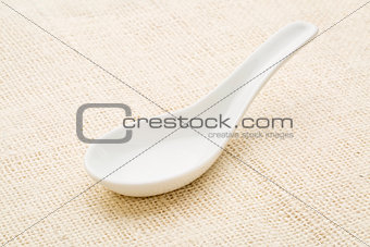 empty Chinese spoon