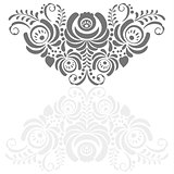 Ornate vector background in traditional Russian style Gzhel