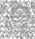 Vector Seamless chevron floral Background