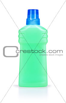 mint cleanser on an isolated white background