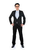 Asian businessman in formal suit