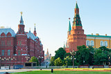 View of Red Square in central Moscow in the early morning