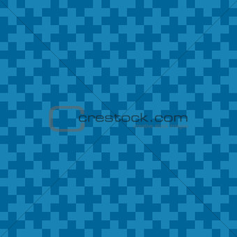 Blue cross background