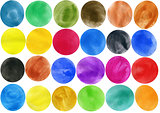Watercolor  circles 