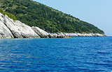 Summer Kefalonia coast view (Greece)