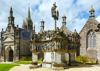 The parish of Guimiliau, Brittany, France.