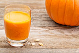 fresh pumpkin juice