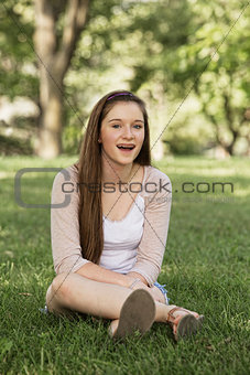 Laughing Teen Girl