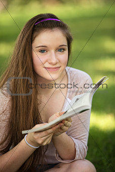 Teen Reading Book