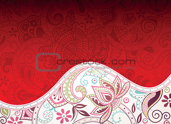Abstract Floral Background