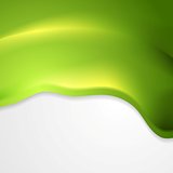Bright green waves elegant design