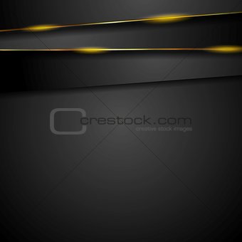 Dark tech background with glowing light