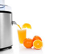 Fresh orange juice.