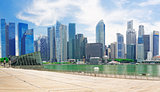 Singapore city skyline