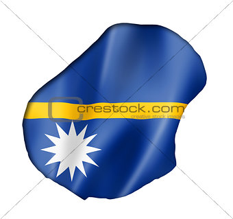Nauru flag map
