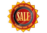 Vintage big sale tag vector