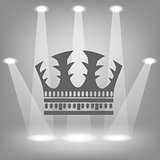 silhouette of crown 