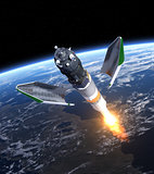 Launch Of Cargo Spacecraft "Progress"