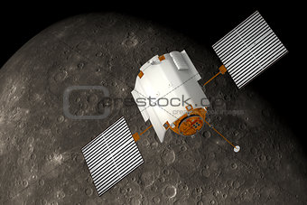 Spacecraft Messenger Orbiting Mercury