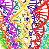 DNA structure model background