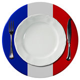 French Cuisine - Plate and Cutlery