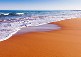 Sand and blue sea 