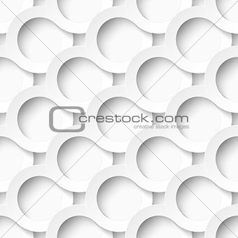 White circles with drop shadows