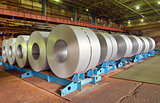 rolls of steel sheet