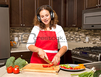 woman in the kitchen
