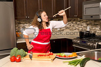 woman in the kitchen