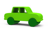 the green car