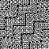 Design seamless monochrome zigzag lacy pattern