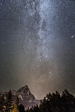 Milky Way over the Mount Cervino