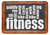 fitness word cloud