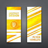 Abstract Geometric Vector Brochure Template. Flyer Layout.