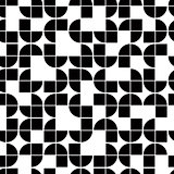 Black and white geometric seamless pattern, contrast squared bac