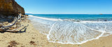 Summer beach panorama (Greece, Lefkada).