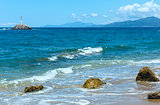 Summer beach view (Greece, Lefkada).