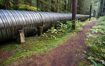 Large Pipeline Industrial Pipe Indistry Construction Viaduct