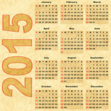 Calendar 2015 