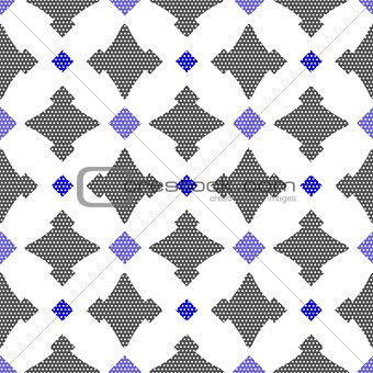 Dot textured pattern with gay and blue