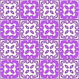 Geometrical deep purple ornament with texture