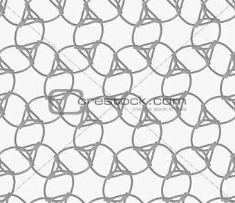 White 3d perforated ornament