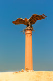 Memorial monument of an eagle