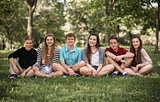 Group of Teens Outdoors