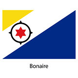 Flag  of the country  bonaire. Vector illustration. 
