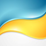 Bright wavy abstract background