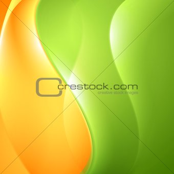 Colorful wavy abstract design