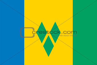 Saint Vincent and the Grenadines flag